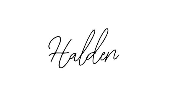 if you are searching for the best signature style for your name Halden. so please give up your signature search. here we have designed multiple signature styles  using Bearetta-2O07w. Halden signature style 12 images and pictures png