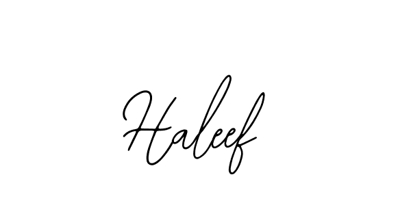 Make a beautiful signature design for name Haleef. With this signature (Bearetta-2O07w) style, you can create a handwritten signature for free. Haleef signature style 12 images and pictures png