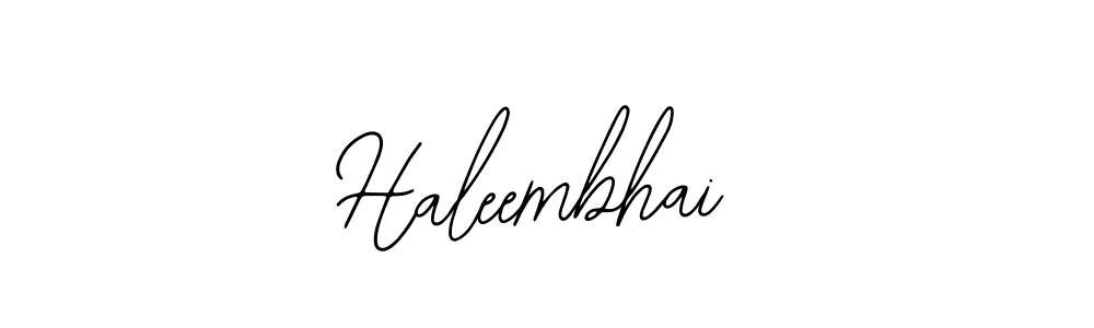 Make a beautiful signature design for name Haleembhai. With this signature (Bearetta-2O07w) style, you can create a handwritten signature for free. Haleembhai signature style 12 images and pictures png