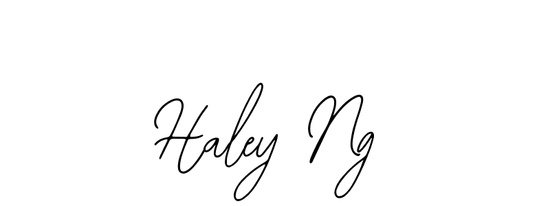 Use a signature maker to create a handwritten signature online. With this signature software, you can design (Bearetta-2O07w) your own signature for name Haley Ng. Haley Ng signature style 12 images and pictures png
