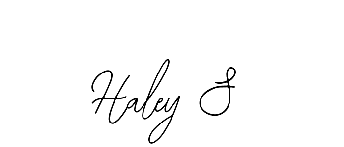 It looks lik you need a new signature style for name Haley S. Design unique handwritten (Bearetta-2O07w) signature with our free signature maker in just a few clicks. Haley S signature style 12 images and pictures png