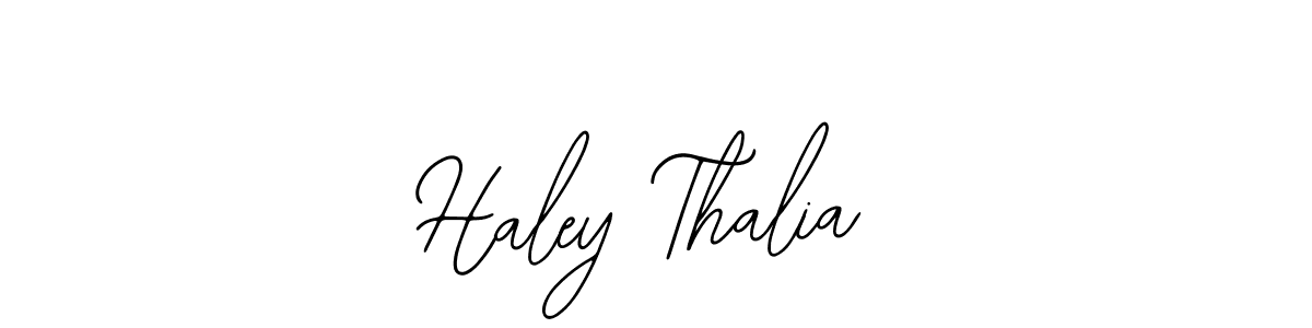 Haley Thalia stylish signature style. Best Handwritten Sign (Bearetta-2O07w) for my name. Handwritten Signature Collection Ideas for my name Haley Thalia. Haley Thalia signature style 12 images and pictures png