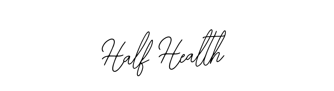 Make a beautiful signature design for name Half Health. Use this online signature maker to create a handwritten signature for free. Half Health signature style 12 images and pictures png