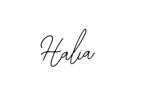 Also You can easily find your signature by using the search form. We will create Halia name handwritten signature images for you free of cost using Bearetta-2O07w sign style. Halia signature style 12 images and pictures png