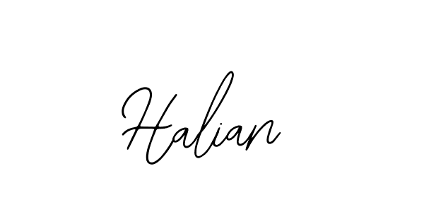 if you are searching for the best signature style for your name Halian. so please give up your signature search. here we have designed multiple signature styles  using Bearetta-2O07w. Halian signature style 12 images and pictures png