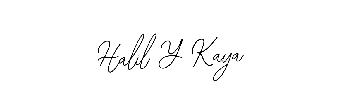Bearetta-2O07w is a professional signature style that is perfect for those who want to add a touch of class to their signature. It is also a great choice for those who want to make their signature more unique. Get Halil Y Kaya name to fancy signature for free. Halil Y Kaya signature style 12 images and pictures png