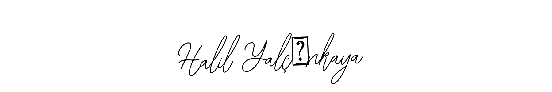 Also You can easily find your signature by using the search form. We will create Halil Yalçınkaya name handwritten signature images for you free of cost using Bearetta-2O07w sign style. Halil Yalçınkaya signature style 12 images and pictures png
