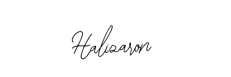 Use a signature maker to create a handwritten signature online. With this signature software, you can design (Bearetta-2O07w) your own signature for name Halizaron. Halizaron signature style 12 images and pictures png