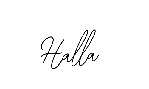 Also we have Halla name is the best signature style. Create professional handwritten signature collection using Bearetta-2O07w autograph style. Halla signature style 12 images and pictures png