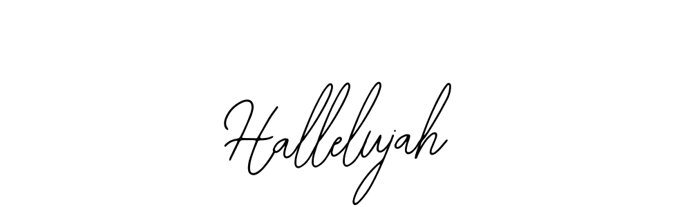 How to make Hallelujah name signature. Use Bearetta-2O07w style for creating short signs online. This is the latest handwritten sign. Hallelujah signature style 12 images and pictures png