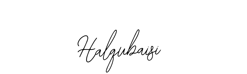 How to make Halqubaisi name signature. Use Bearetta-2O07w style for creating short signs online. This is the latest handwritten sign. Halqubaisi signature style 12 images and pictures png