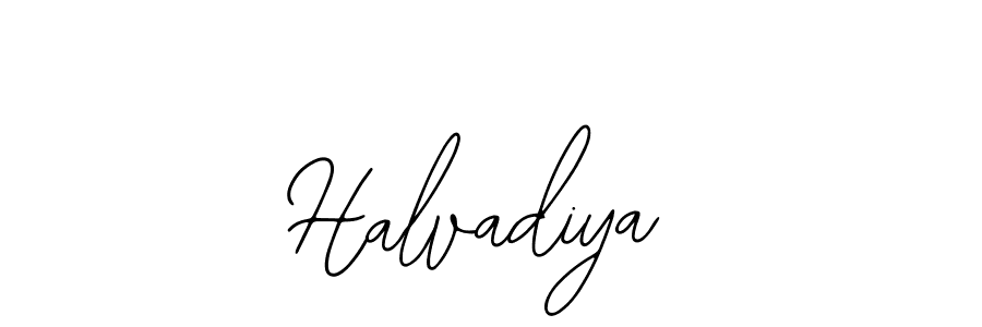Design your own signature with our free online signature maker. With this signature software, you can create a handwritten (Bearetta-2O07w) signature for name Halvadiya. Halvadiya signature style 12 images and pictures png