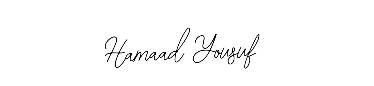 Hamaad Yousuf stylish signature style. Best Handwritten Sign (Bearetta-2O07w) for my name. Handwritten Signature Collection Ideas for my name Hamaad Yousuf. Hamaad Yousuf signature style 12 images and pictures png