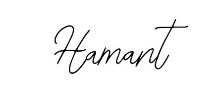 Make your name Hamant memorable on every contract using Bearetta-2O07w autograph style. Instant transparent background export available. Hamant signature style 12 images and pictures png