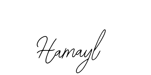 How to make Hamayl name signature. Use Bearetta-2O07w style for creating short signs online. This is the latest handwritten sign. Hamayl signature style 12 images and pictures png