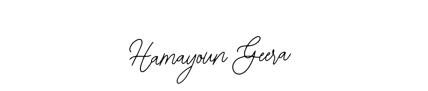 Use a signature maker to create a handwritten signature online. With this signature software, you can design (Bearetta-2O07w) your own signature for name Hamayoun Geera. Hamayoun Geera signature style 12 images and pictures png