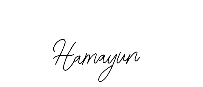 How to make Hamayun name signature. Use Bearetta-2O07w style for creating short signs online. This is the latest handwritten sign. Hamayun signature style 12 images and pictures png