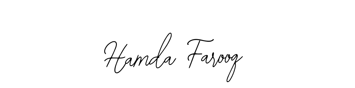 How to Draw Hamda Farooq signature style? Bearetta-2O07w is a latest design signature styles for name Hamda Farooq. Hamda Farooq signature style 12 images and pictures png