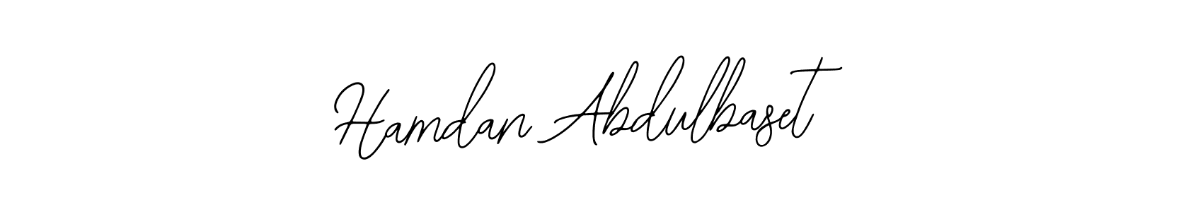 Also You can easily find your signature by using the search form. We will create Hamdan Abdulbaset name handwritten signature images for you free of cost using Bearetta-2O07w sign style. Hamdan Abdulbaset signature style 12 images and pictures png