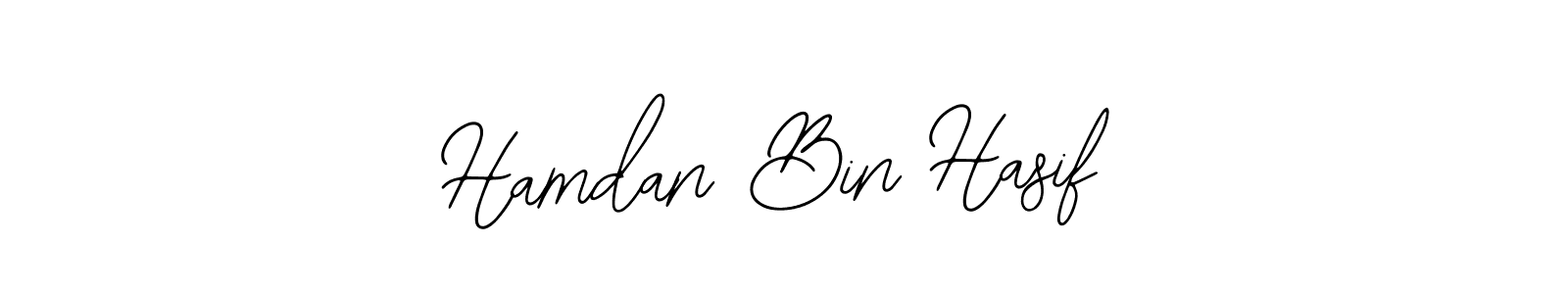 Similarly Bearetta-2O07w is the best handwritten signature design. Signature creator online .You can use it as an online autograph creator for name Hamdan Bin Hasif. Hamdan Bin Hasif signature style 12 images and pictures png