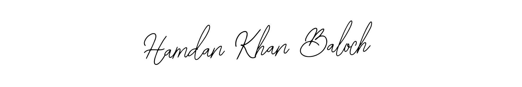 How to make Hamdan Khan Baloch name signature. Use Bearetta-2O07w style for creating short signs online. This is the latest handwritten sign. Hamdan Khan Baloch signature style 12 images and pictures png