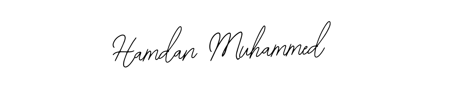 Make a beautiful signature design for name Hamdan Muhammed. With this signature (Bearetta-2O07w) style, you can create a handwritten signature for free. Hamdan Muhammed signature style 12 images and pictures png
