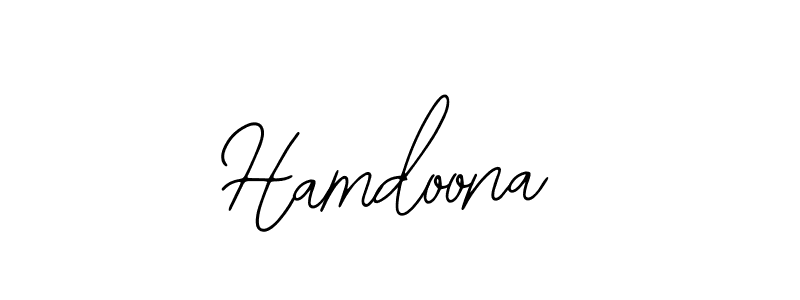 Create a beautiful signature design for name Hamdoona. With this signature (Bearetta-2O07w) fonts, you can make a handwritten signature for free. Hamdoona signature style 12 images and pictures png