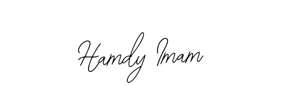 if you are searching for the best signature style for your name Hamdy Imam. so please give up your signature search. here we have designed multiple signature styles  using Bearetta-2O07w. Hamdy Imam signature style 12 images and pictures png