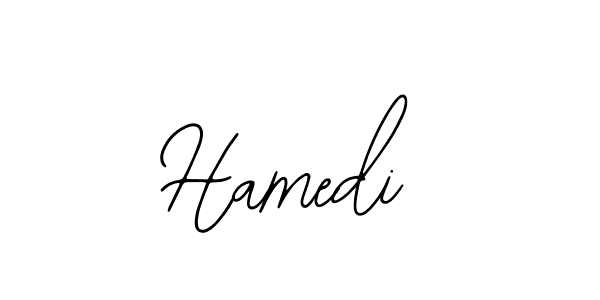 Similarly Bearetta-2O07w is the best handwritten signature design. Signature creator online .You can use it as an online autograph creator for name Hamedi. Hamedi signature style 12 images and pictures png