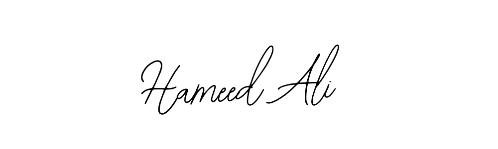 Similarly Bearetta-2O07w is the best handwritten signature design. Signature creator online .You can use it as an online autograph creator for name Hameed Ali. Hameed Ali signature style 12 images and pictures png