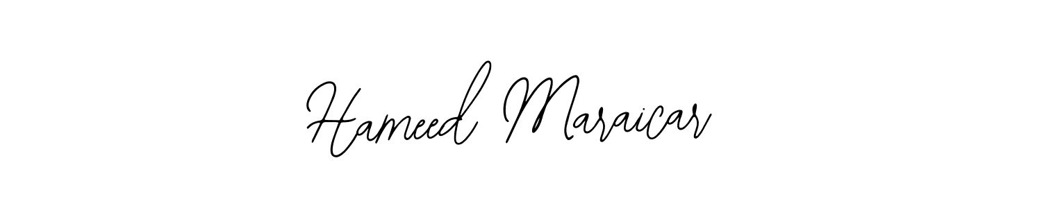 Use a signature maker to create a handwritten signature online. With this signature software, you can design (Bearetta-2O07w) your own signature for name Hameed Maraicar. Hameed Maraicar signature style 12 images and pictures png
