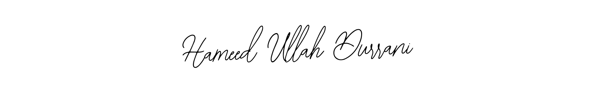 How to make Hameed Ullah Durrani signature? Bearetta-2O07w is a professional autograph style. Create handwritten signature for Hameed Ullah Durrani name. Hameed Ullah Durrani signature style 12 images and pictures png