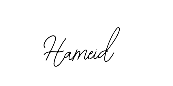 You should practise on your own different ways (Bearetta-2O07w) to write your name (Hameid) in signature. don't let someone else do it for you. Hameid signature style 12 images and pictures png