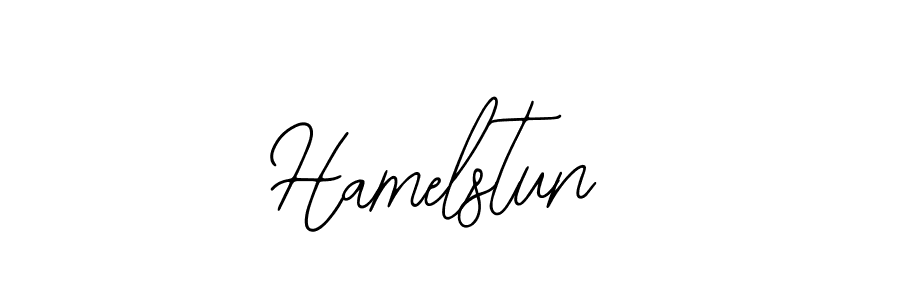 Hamelstun stylish signature style. Best Handwritten Sign (Bearetta-2O07w) for my name. Handwritten Signature Collection Ideas for my name Hamelstun. Hamelstun signature style 12 images and pictures png