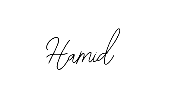 Similarly Bearetta-2O07w is the best handwritten signature design. Signature creator online .You can use it as an online autograph creator for name Hamid . Hamid  signature style 12 images and pictures png