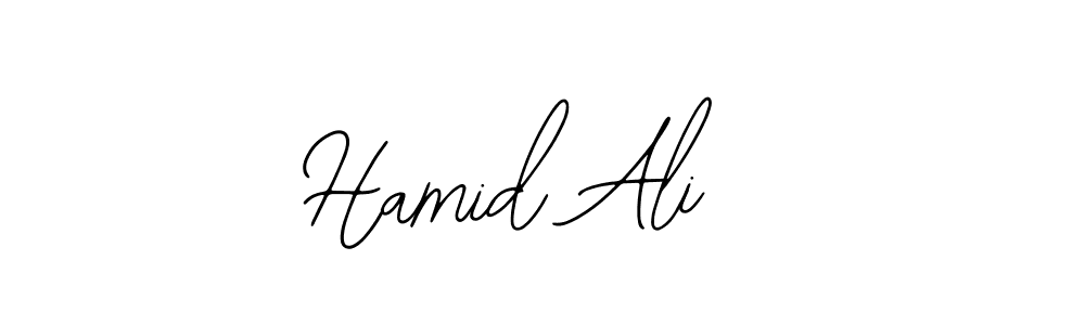 Bearetta-2O07w is a professional signature style that is perfect for those who want to add a touch of class to their signature. It is also a great choice for those who want to make their signature more unique. Get Hamid Ali  name to fancy signature for free. Hamid Ali  signature style 12 images and pictures png