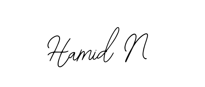 You can use this online signature creator to create a handwritten signature for the name Hamid N. This is the best online autograph maker. Hamid N signature style 12 images and pictures png