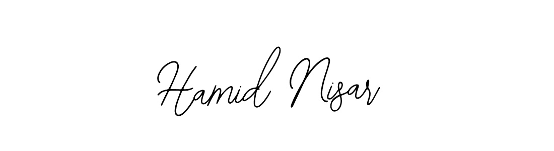Make a beautiful signature design for name Hamid Nisar. Use this online signature maker to create a handwritten signature for free. Hamid Nisar signature style 12 images and pictures png