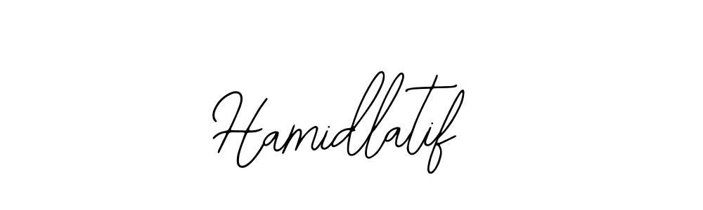 How to make Hamidlatif signature? Bearetta-2O07w is a professional autograph style. Create handwritten signature for Hamidlatif name. Hamidlatif signature style 12 images and pictures png