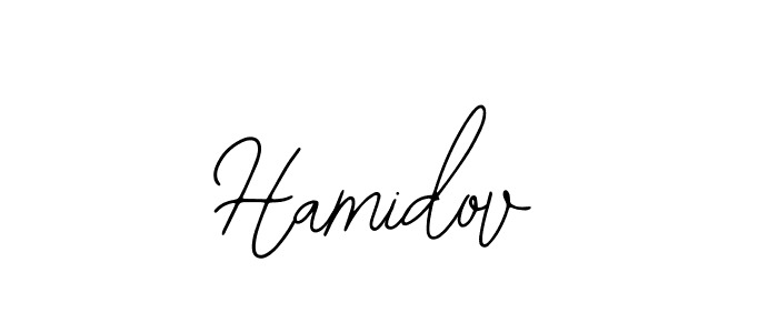 How to make Hamidov signature? Bearetta-2O07w is a professional autograph style. Create handwritten signature for Hamidov name. Hamidov signature style 12 images and pictures png