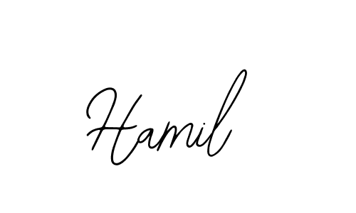 How to Draw Hamil signature style? Bearetta-2O07w is a latest design signature styles for name Hamil. Hamil signature style 12 images and pictures png