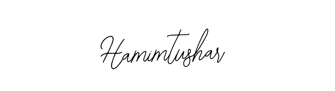 How to make Hamimtushar name signature. Use Bearetta-2O07w style for creating short signs online. This is the latest handwritten sign. Hamimtushar signature style 12 images and pictures png