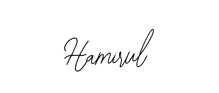 You should practise on your own different ways (Bearetta-2O07w) to write your name (Hamirul) in signature. don't let someone else do it for you. Hamirul signature style 12 images and pictures png