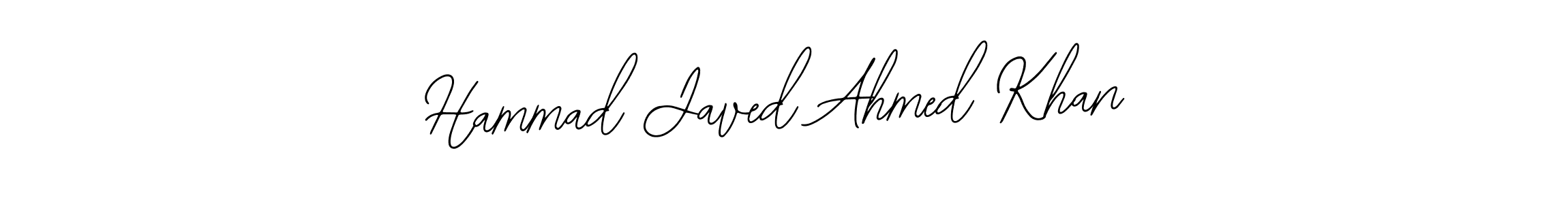 Make a beautiful signature design for name Hammad Javed Ahmed Khan. Use this online signature maker to create a handwritten signature for free. Hammad Javed Ahmed Khan signature style 12 images and pictures png