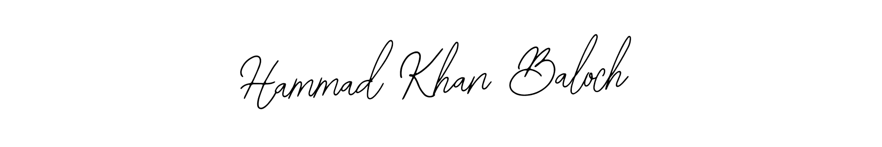 Also You can easily find your signature by using the search form. We will create Hammad Khan Baloch name handwritten signature images for you free of cost using Bearetta-2O07w sign style. Hammad Khan Baloch signature style 12 images and pictures png