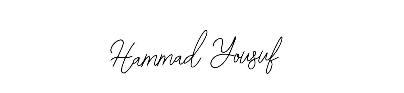 It looks lik you need a new signature style for name Hammad Yousuf. Design unique handwritten (Bearetta-2O07w) signature with our free signature maker in just a few clicks. Hammad Yousuf signature style 12 images and pictures png