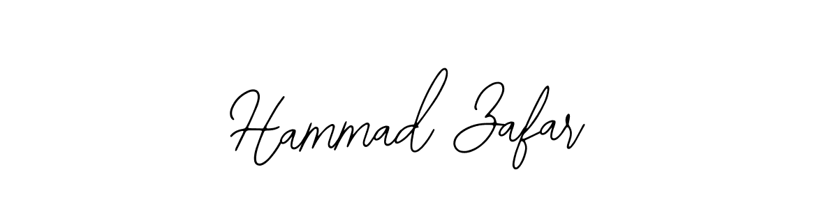 Use a signature maker to create a handwritten signature online. With this signature software, you can design (Bearetta-2O07w) your own signature for name Hammad Zafar. Hammad Zafar signature style 12 images and pictures png