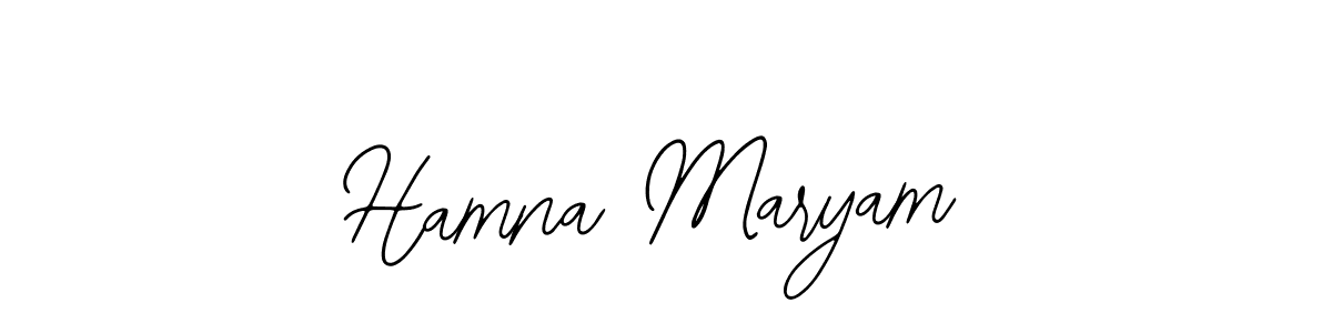 It looks lik you need a new signature style for name Hamna Maryam. Design unique handwritten (Bearetta-2O07w) signature with our free signature maker in just a few clicks. Hamna Maryam signature style 12 images and pictures png