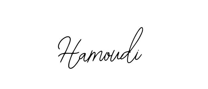 How to make Hamoudi name signature. Use Bearetta-2O07w style for creating short signs online. This is the latest handwritten sign. Hamoudi signature style 12 images and pictures png
