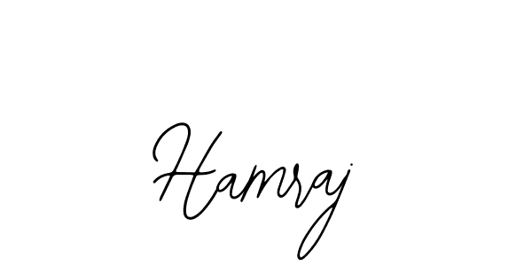 The best way (Bearetta-2O07w) to make a short signature is to pick only two or three words in your name. The name Hamraj include a total of six letters. For converting this name. Hamraj signature style 12 images and pictures png